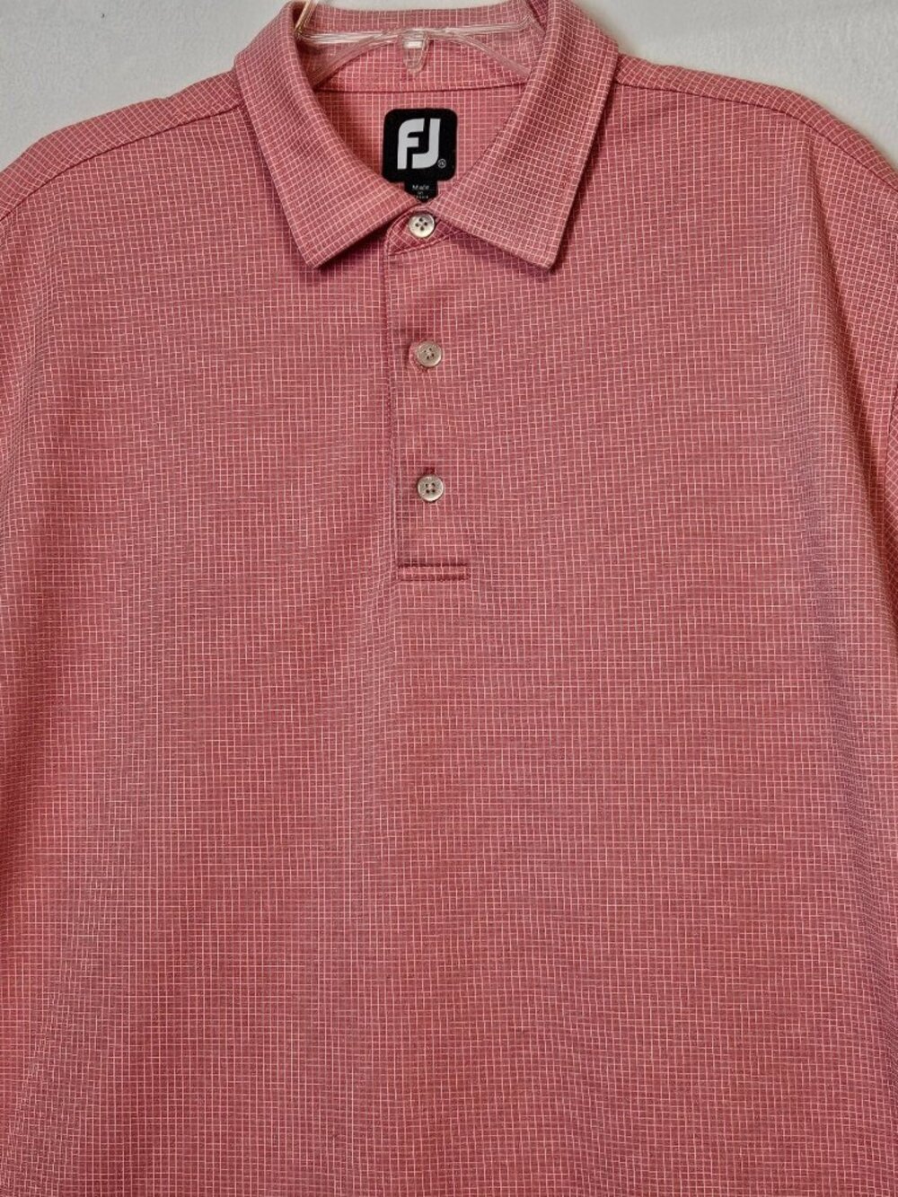 FootJoy FJ Men's Coral XXL Performance Polo Shirt Golf Moisture-Wicking S/S